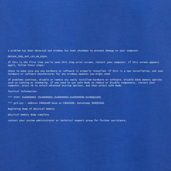 Blue Screen of Death Windows BSOD Jumpers